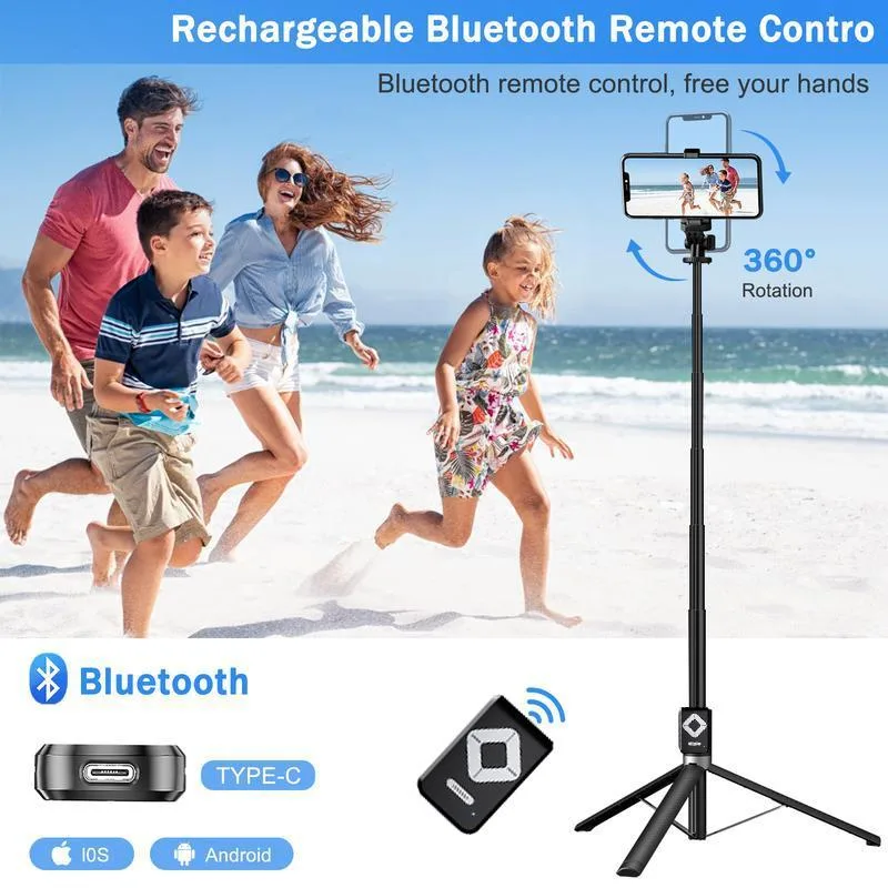 6-in-1 Bluetooth Selfie Stick