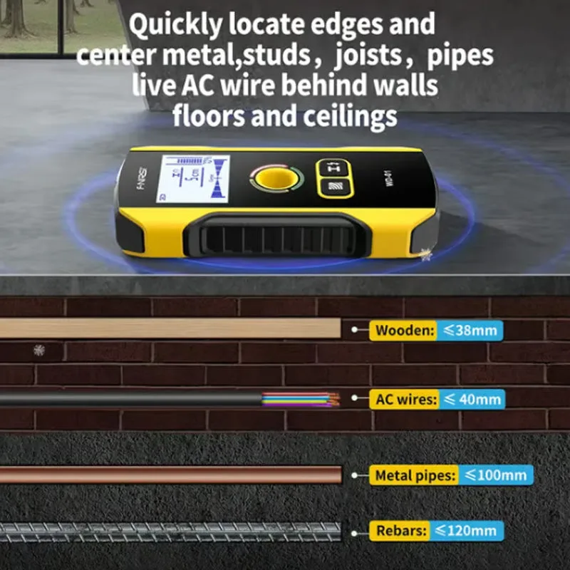 6-in-1 Metal Detector Stud Scanner