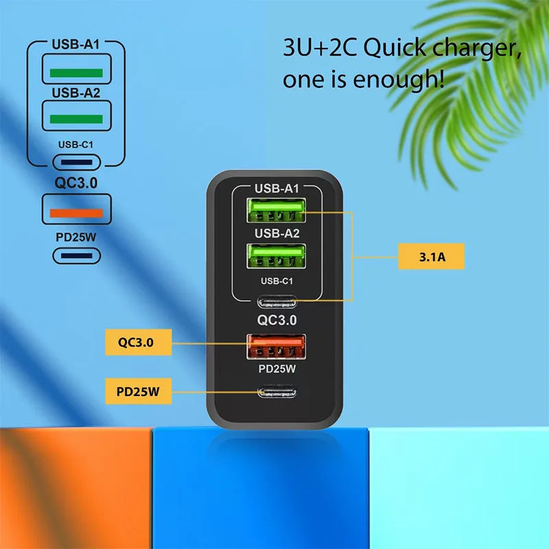 65W Multi-Port Fast Charger