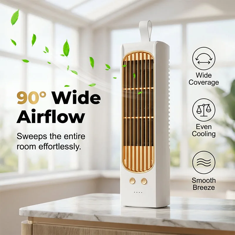 90° Wide-Angle Desktop Cooling Fan
