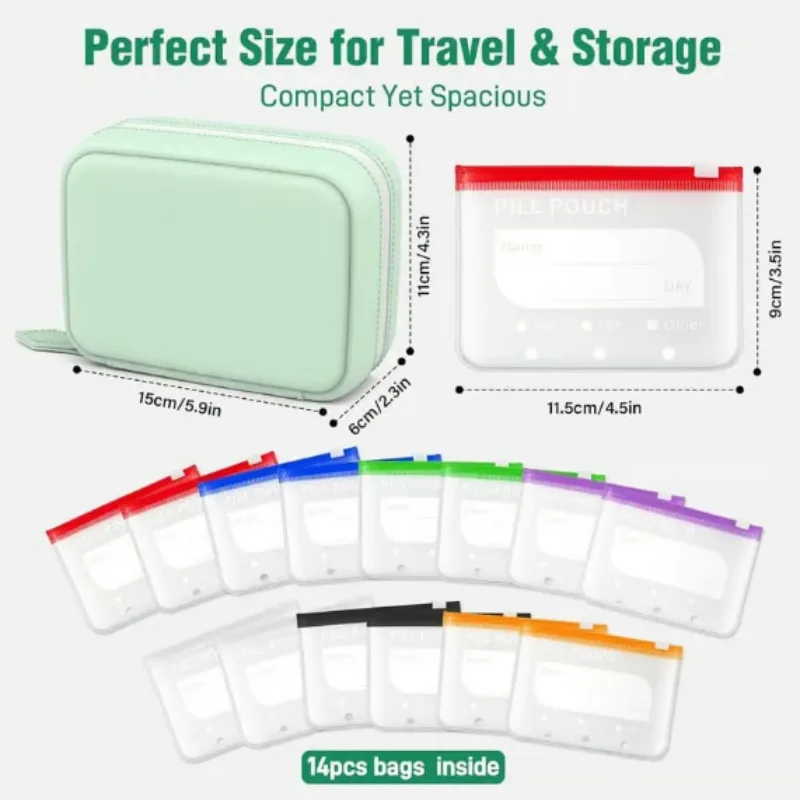 A8 Waterproof Pill Organizer Set