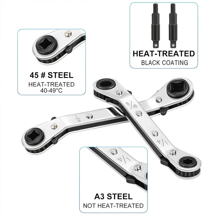 AC Wrench 2-Piece Kit with Hex Bits
