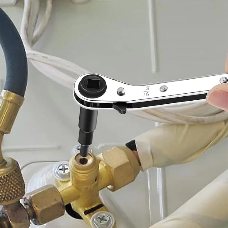 AC Wrench 2-Piece Kit with Hex Bits