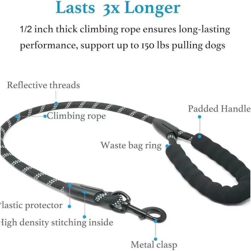 Adjustable No Tangle Dual Dog Leash