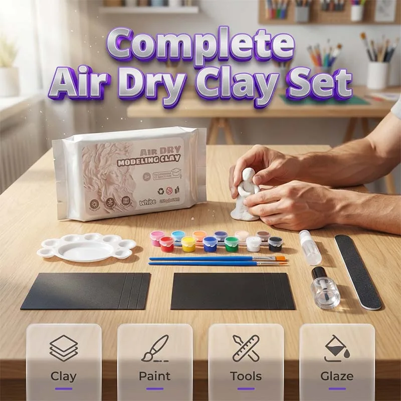Air Dry Clay DIY Sculpting Tools Set