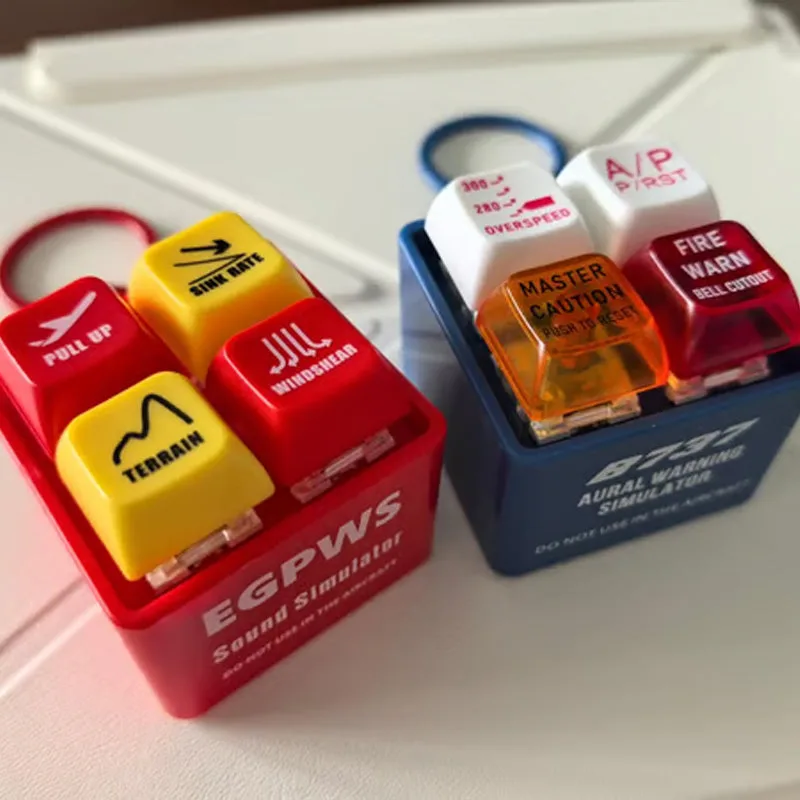 Aviation Warning Sound Keyring