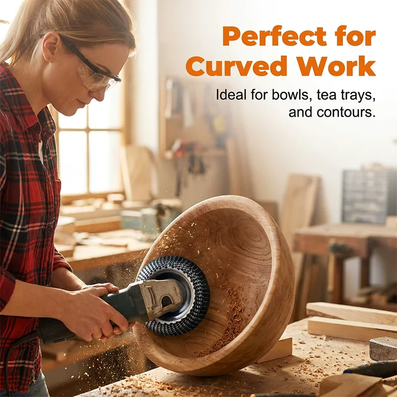Angle Grinder Shaping Disc for Woodworking