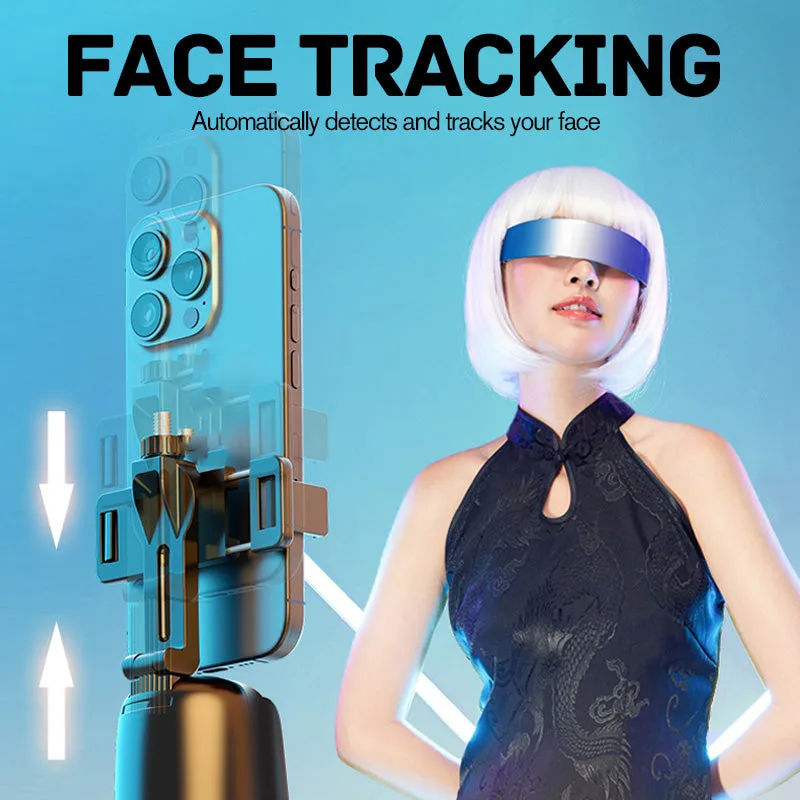 Auto Face Tracking Phone Holder with Gesture Control