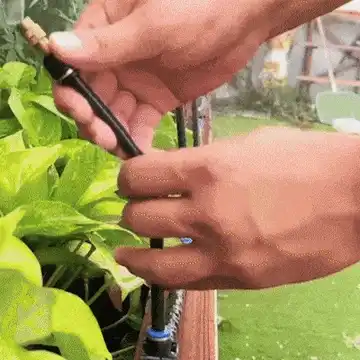 Automatic 360° Curved Garden Irrigation System