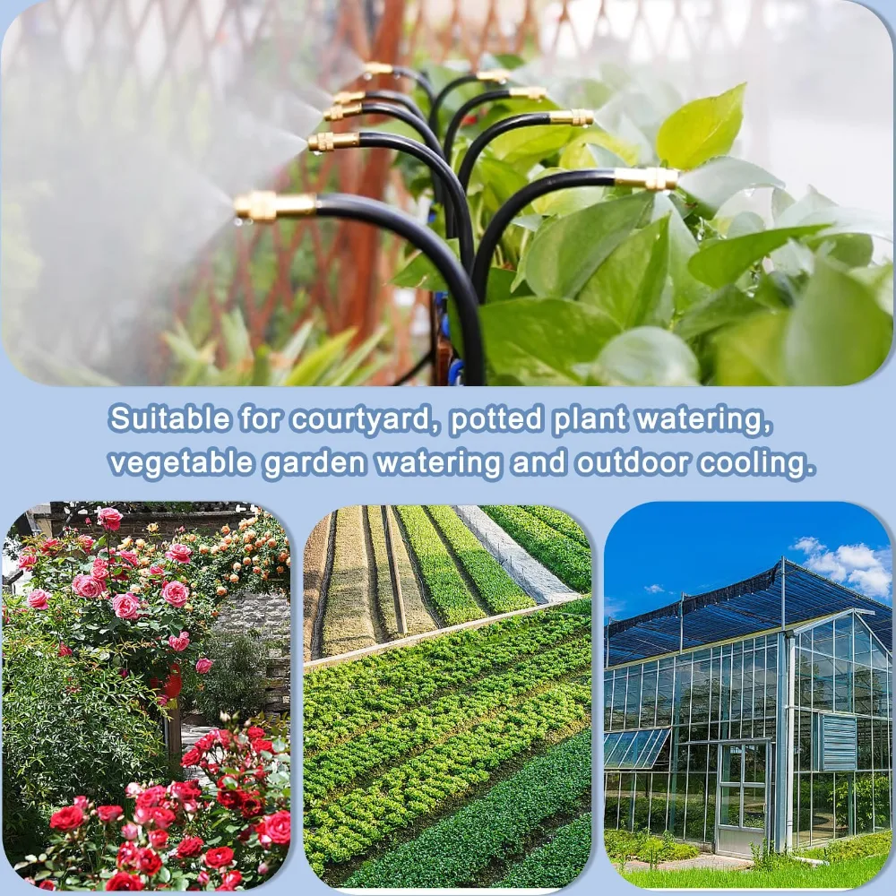 Automatic 360° Curved Garden Irrigation System