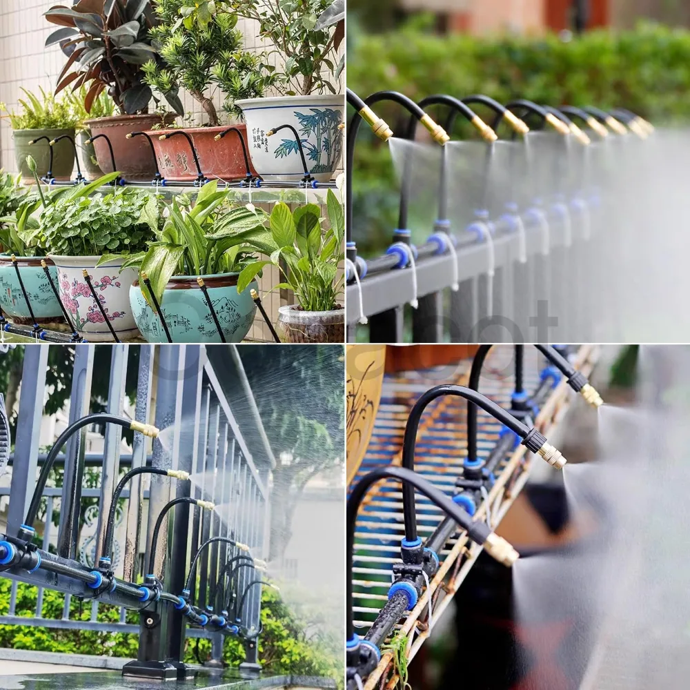 Automatic 360° Curved Garden Irrigation System