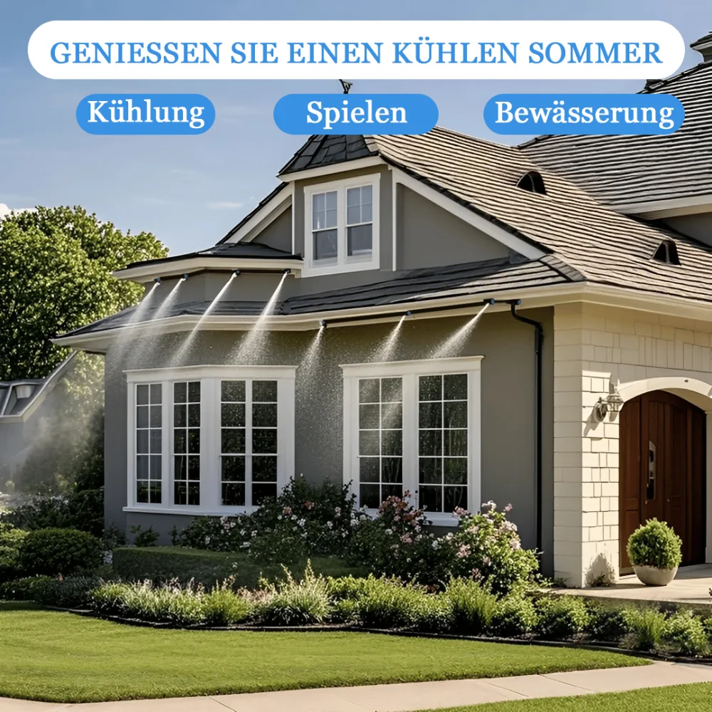 Automatic 360° Curved Garden Irrigation System