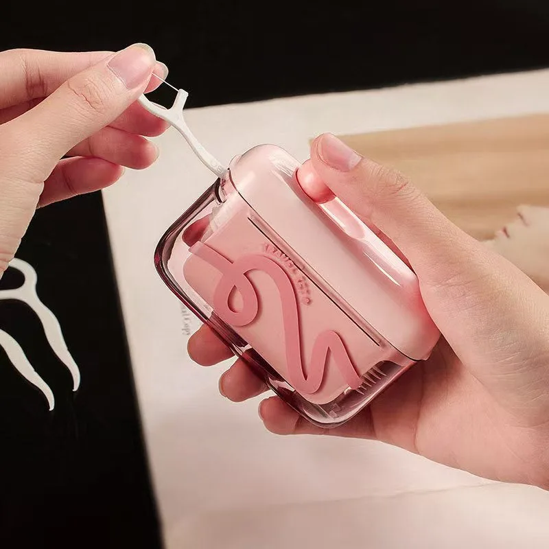 Automatic Pop-Up Dental Floss Storage Dispenser