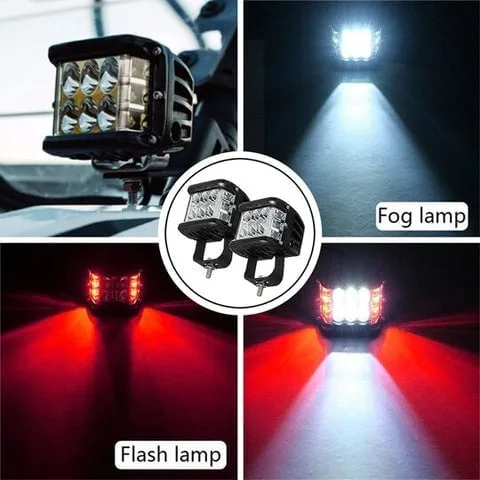 Car Dual Sides LED Dual Color Light