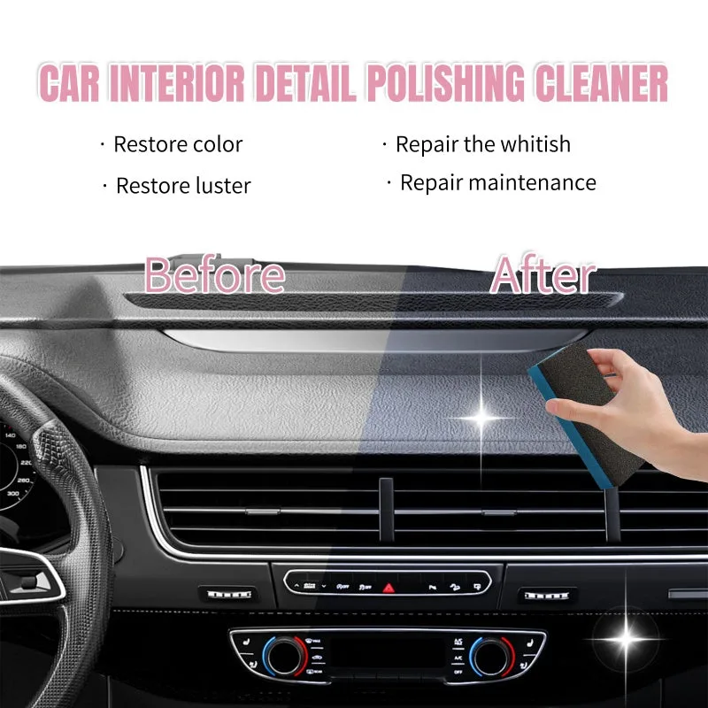 Car Interior Polish Cleaner – Deep Cleaning, Restores Shine & Non-Toxic Formula