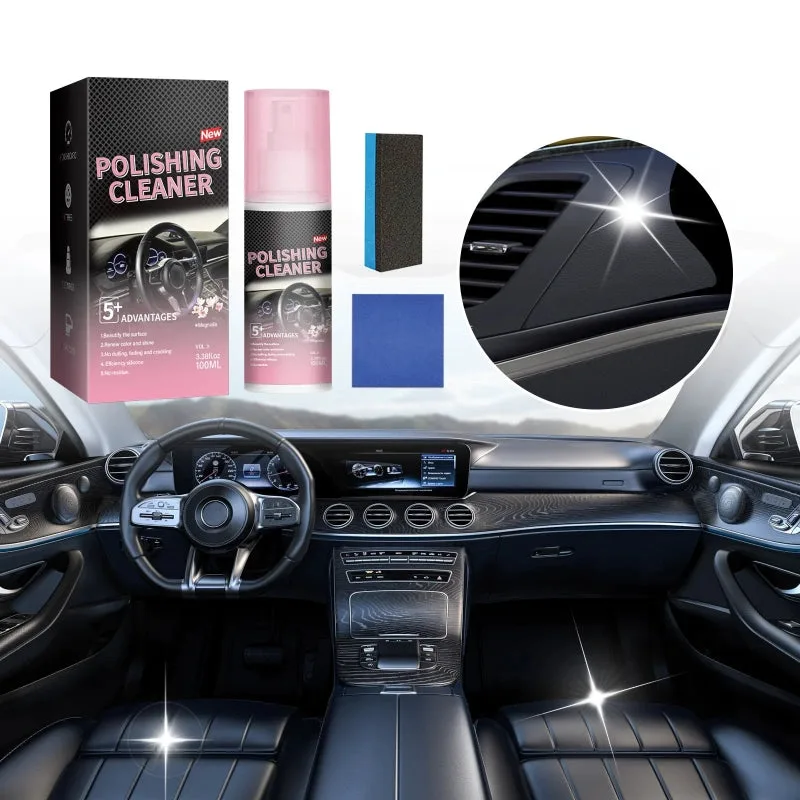 Car Interior Polish Cleaner – Deep Cleaning, Restores Shine & Non-Toxic Formula