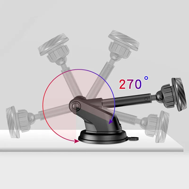 Car Magnetic Phone Mount with Telescopic Rod