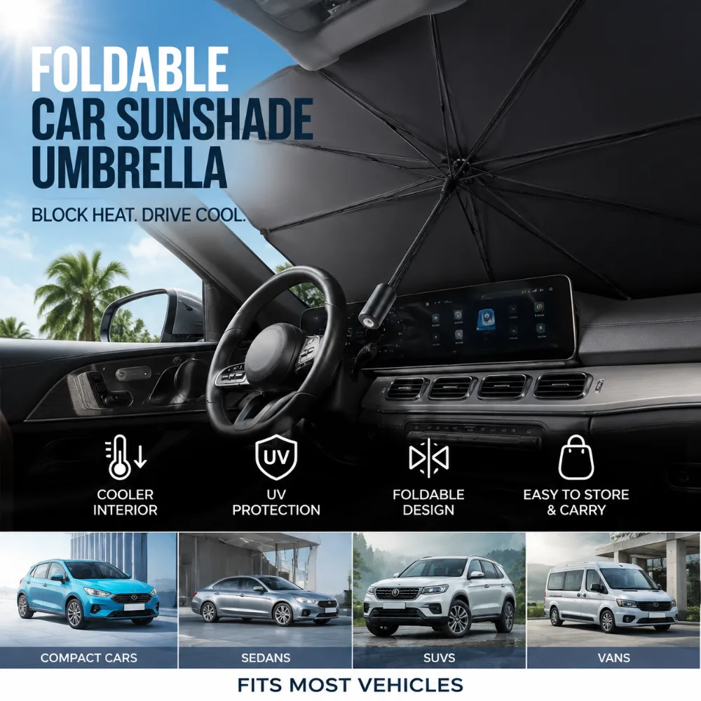 Car Windshield Sun Shade Umbrella