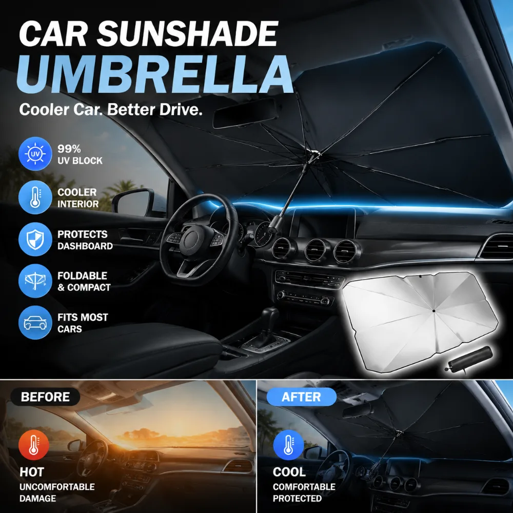 Car Windshield Sun Shade Umbrella