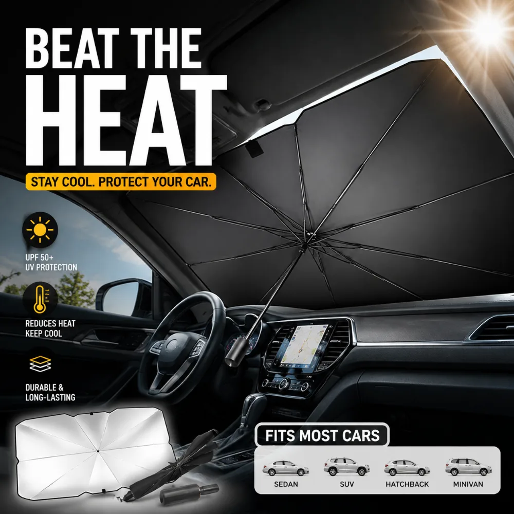 Car Windshield Sun Shade Umbrella