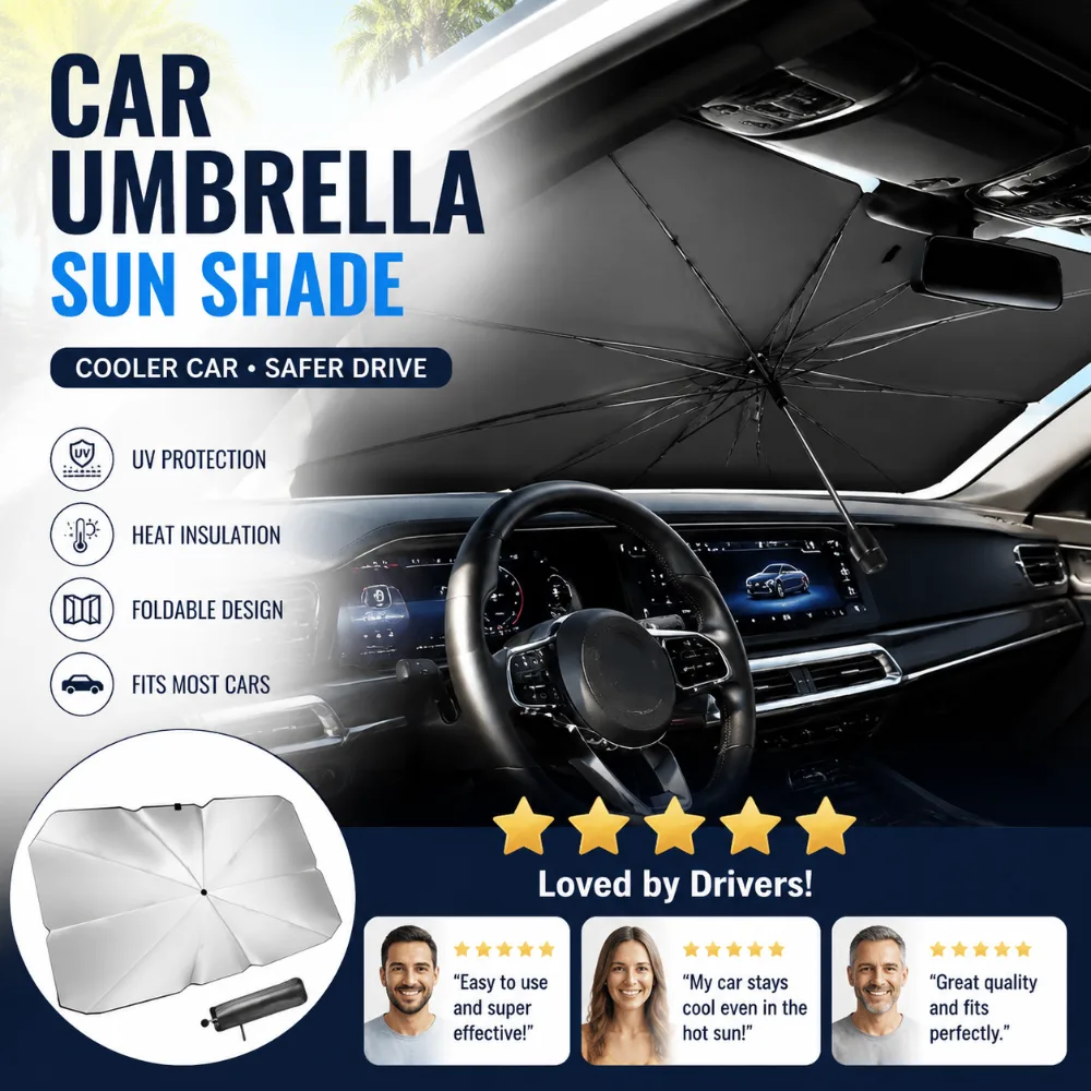 Car Windshield Sun Shade Umbrella