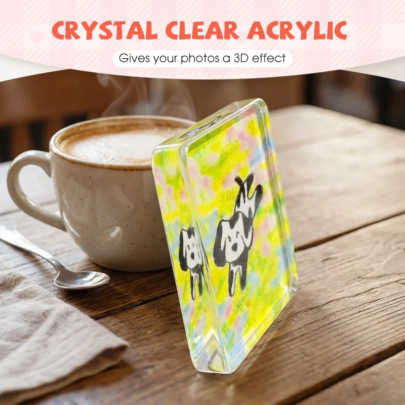 Clear Acrylic DIY Fridge Magnet Kit