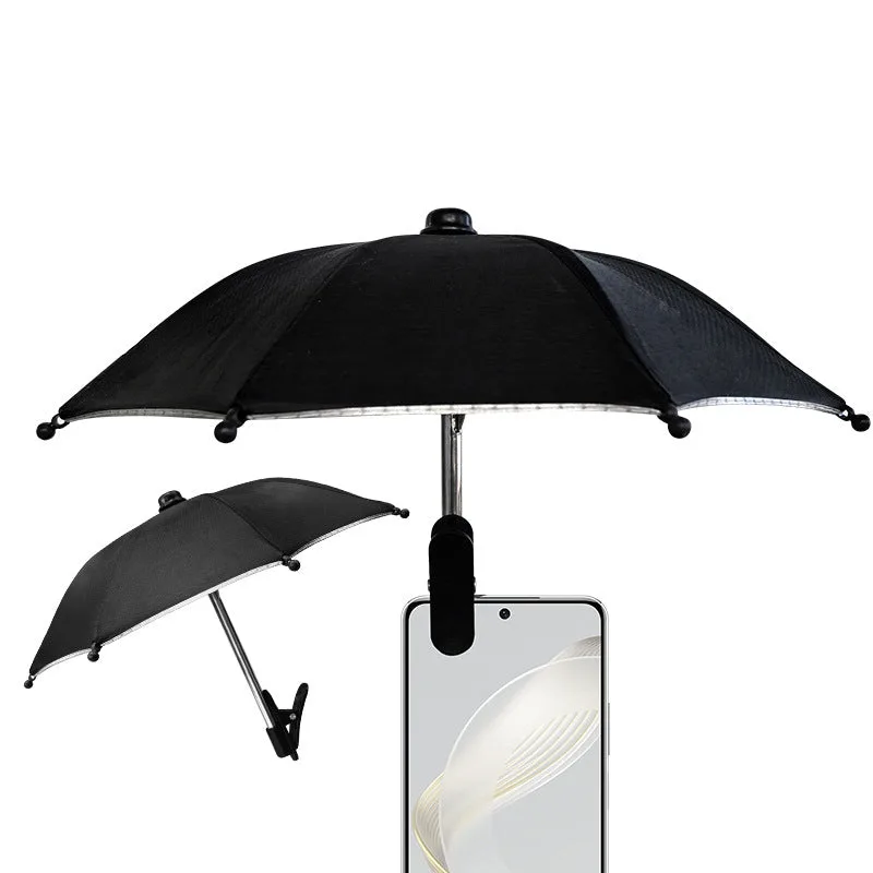 Clip-On Phone Umbrella Sun Shade