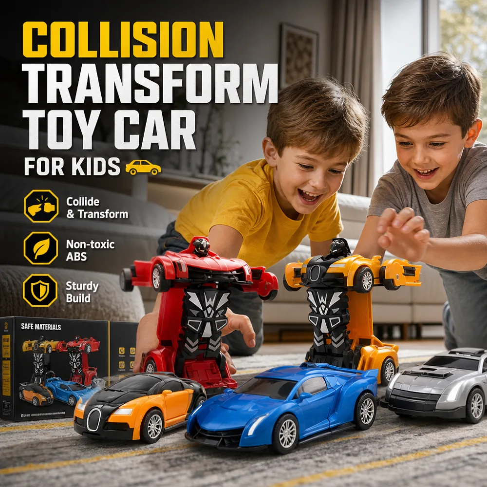 Collision Transform Toy Car for Kids