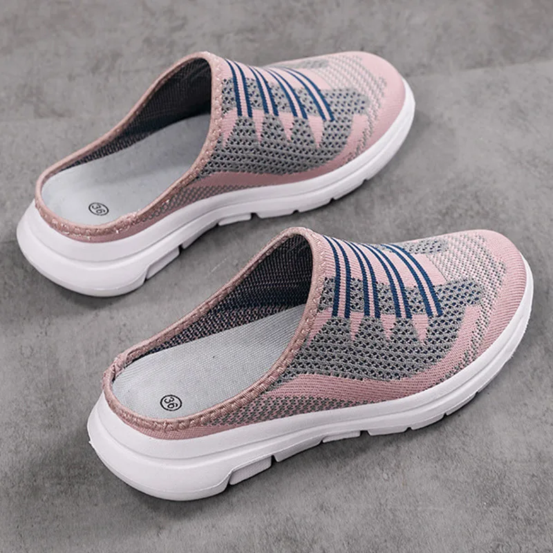 Comfortable & Breathable Closed-Toe Slide Slippers