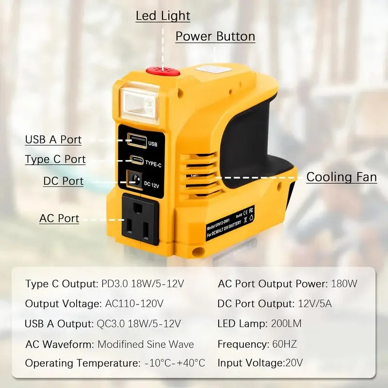 Compact DC to AC Inverter