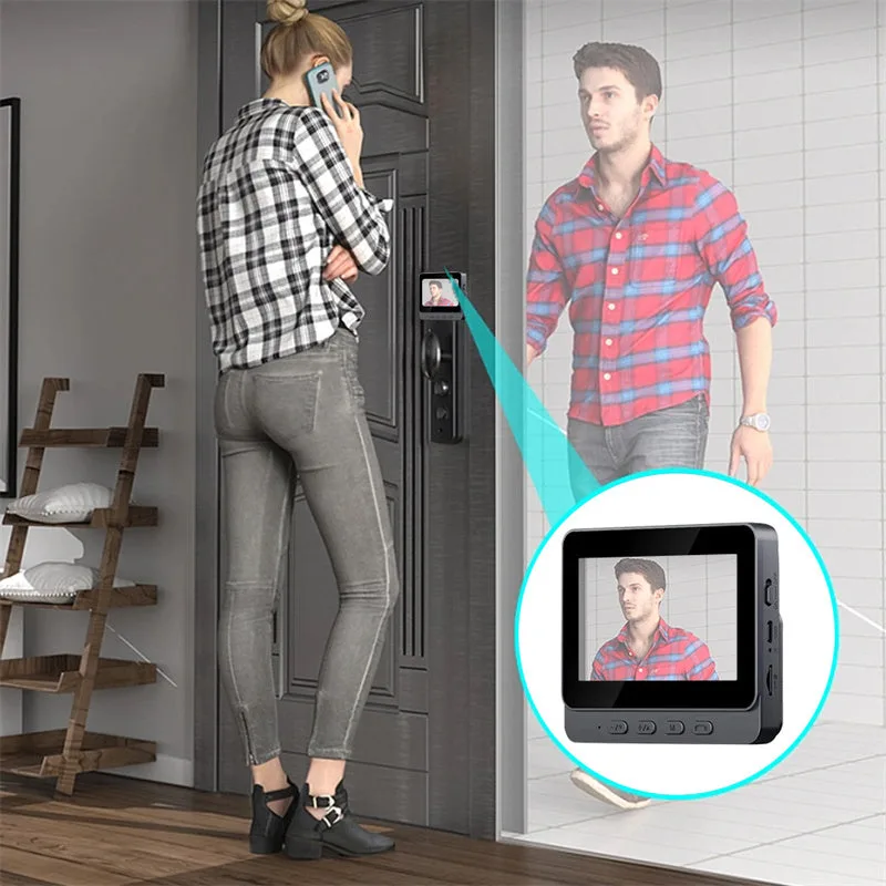 Cordless Smart Video Doorbell with 4.3" Screen