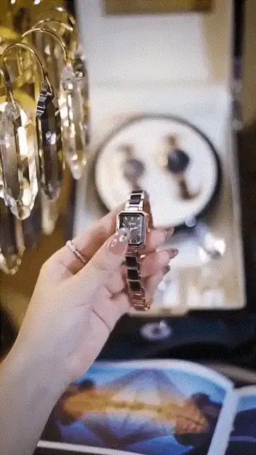 Couple’s Fashion Rectangular Quartz Watch