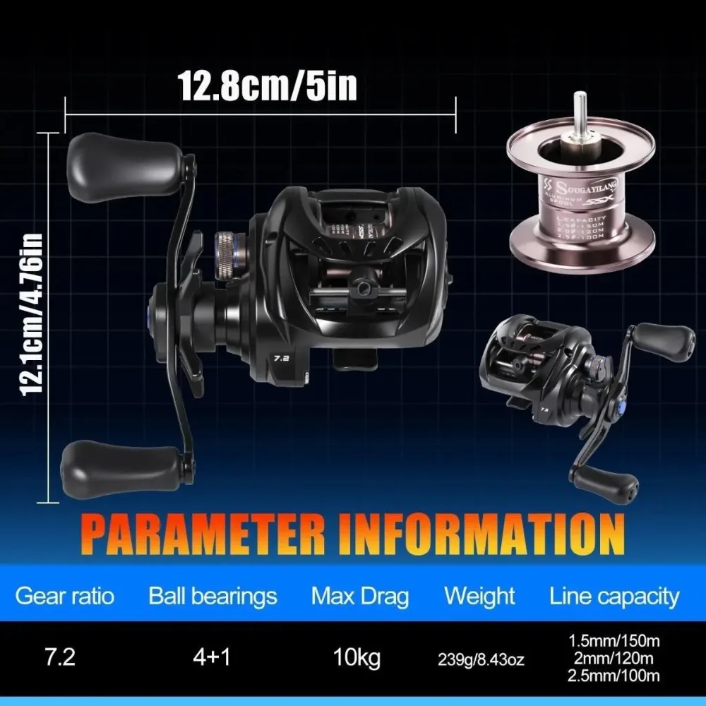 DC Baitcasting Reel