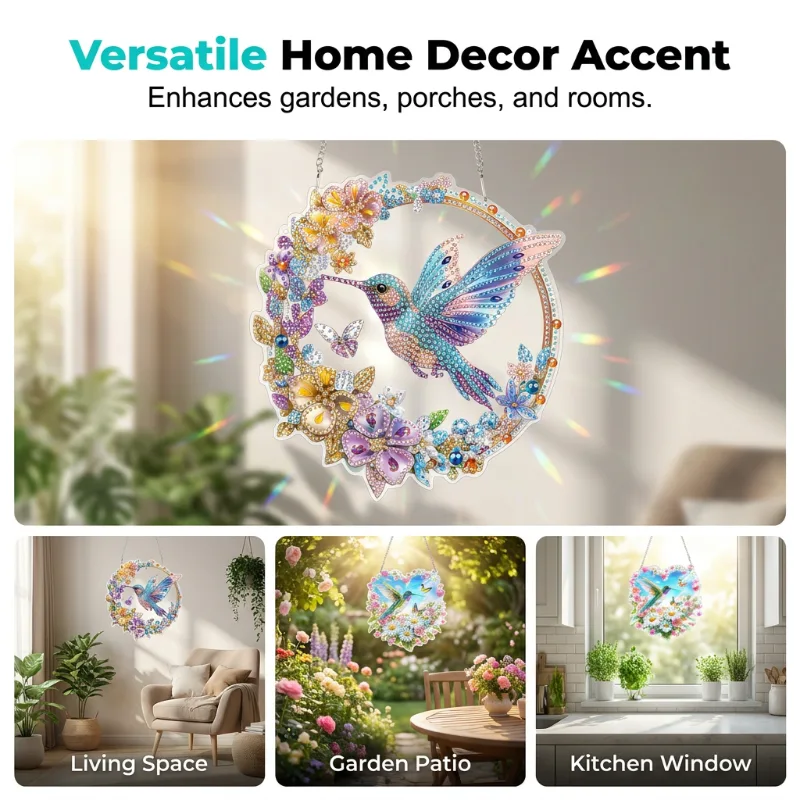 Decorative Crystal Acrylic Hanging Ornament