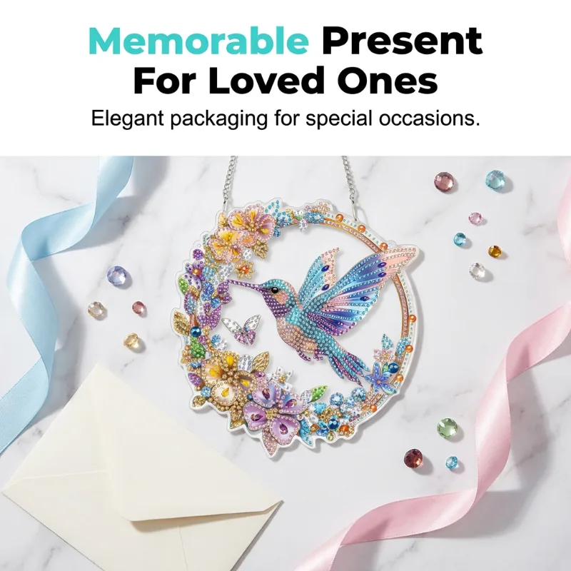 Decorative Crystal Acrylic Hanging Ornament