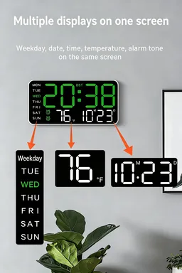 Decorative LED Digital Wall Clock