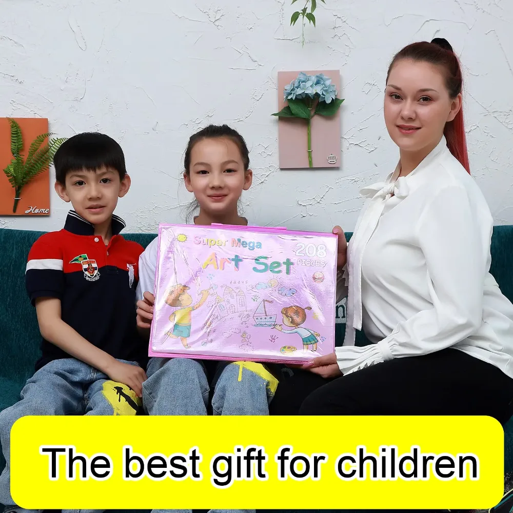 Deluxe 6-In-1 Art Creativity Set