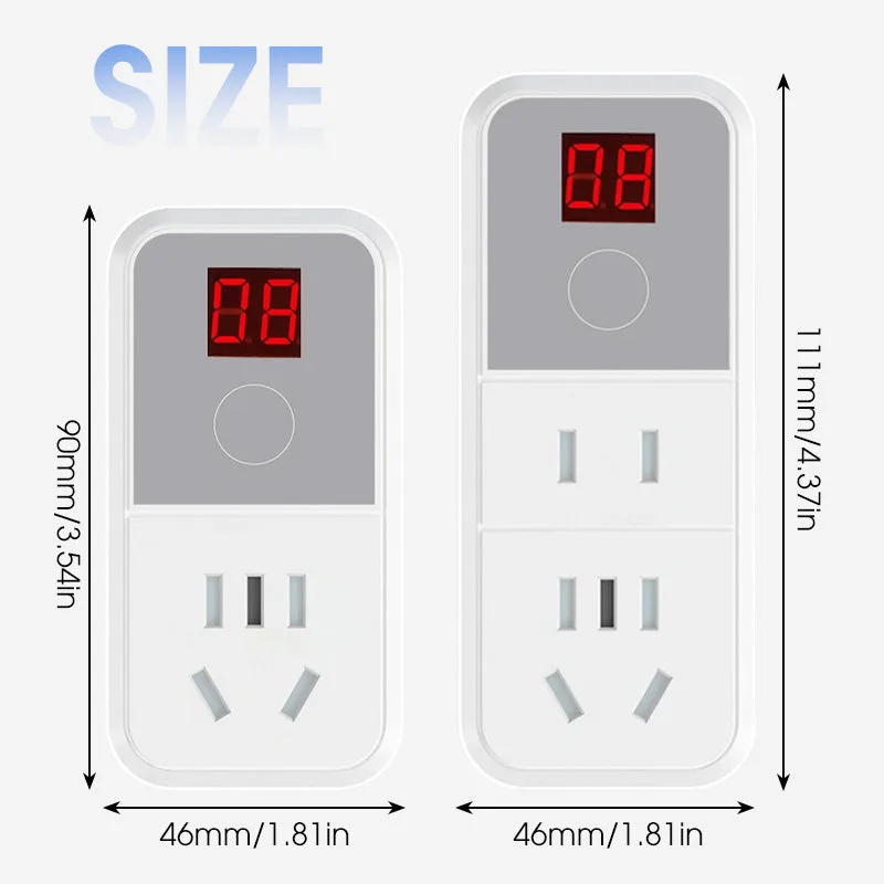 Digital Display Timer Socket