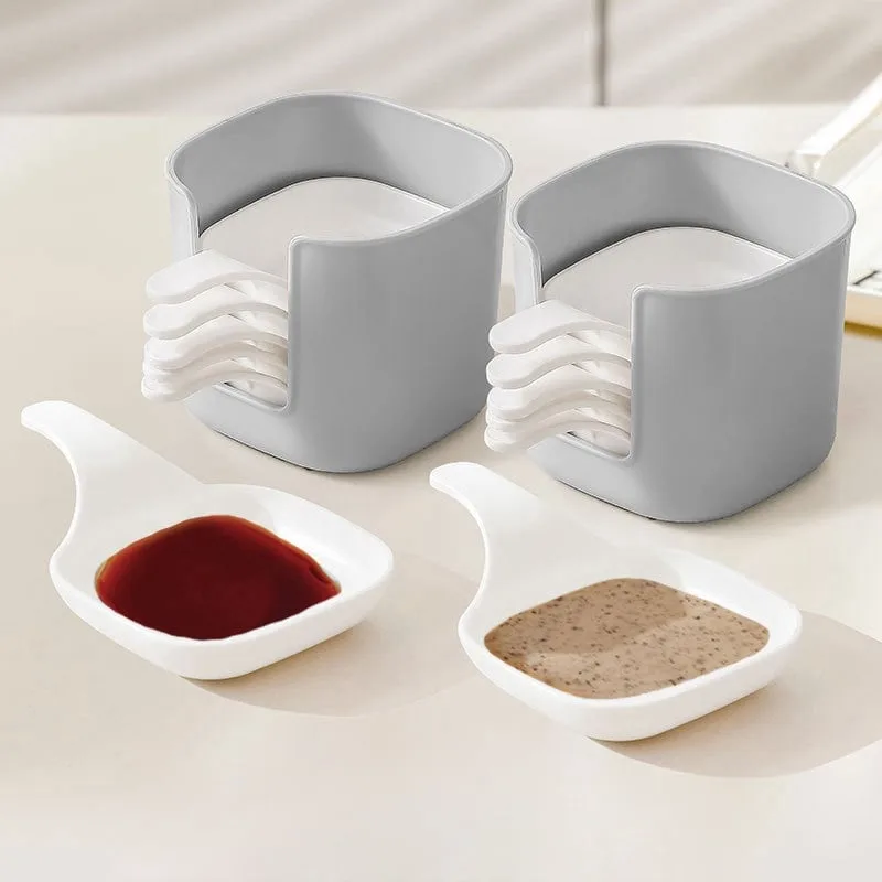 Dipping Sauce Plate and Holder Set