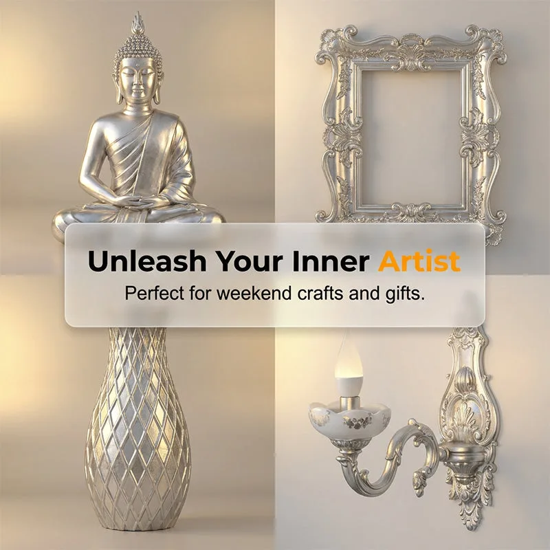 DIY Metallic Silver Paint