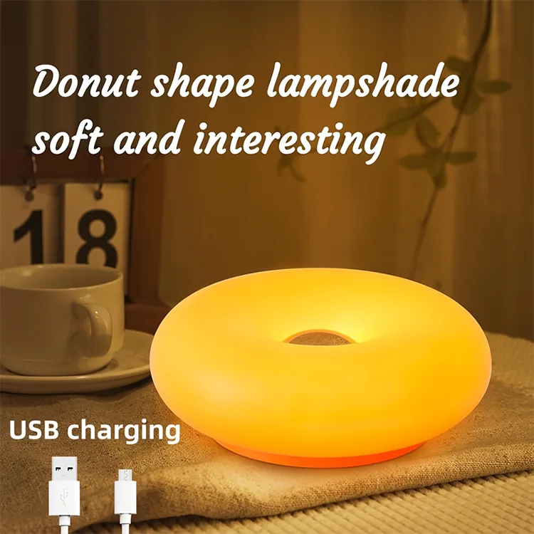 Donut Touch Control LED Table Lamp