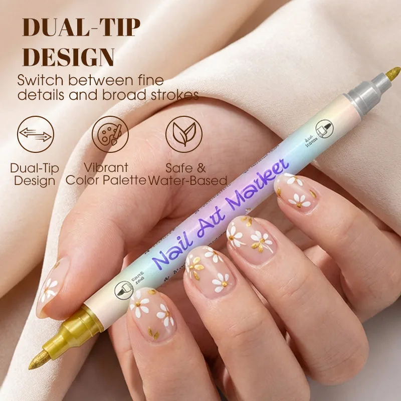 Dual-Tip Nail Art Pens