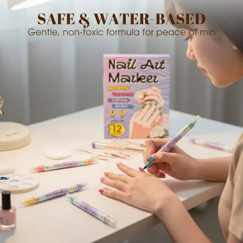 Dual-Tip Nail Art Pens