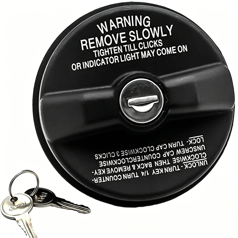 Durable Locking Gas Tank Cap with Keys