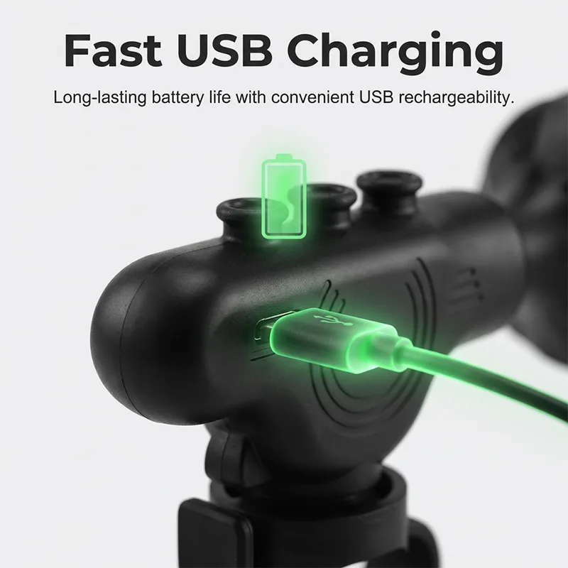 Easy-Install 120dB Electric Bike Bell with Remote Button