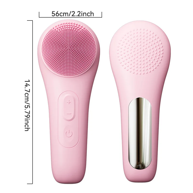 Electric Face Scrubber with Heat & Vibration