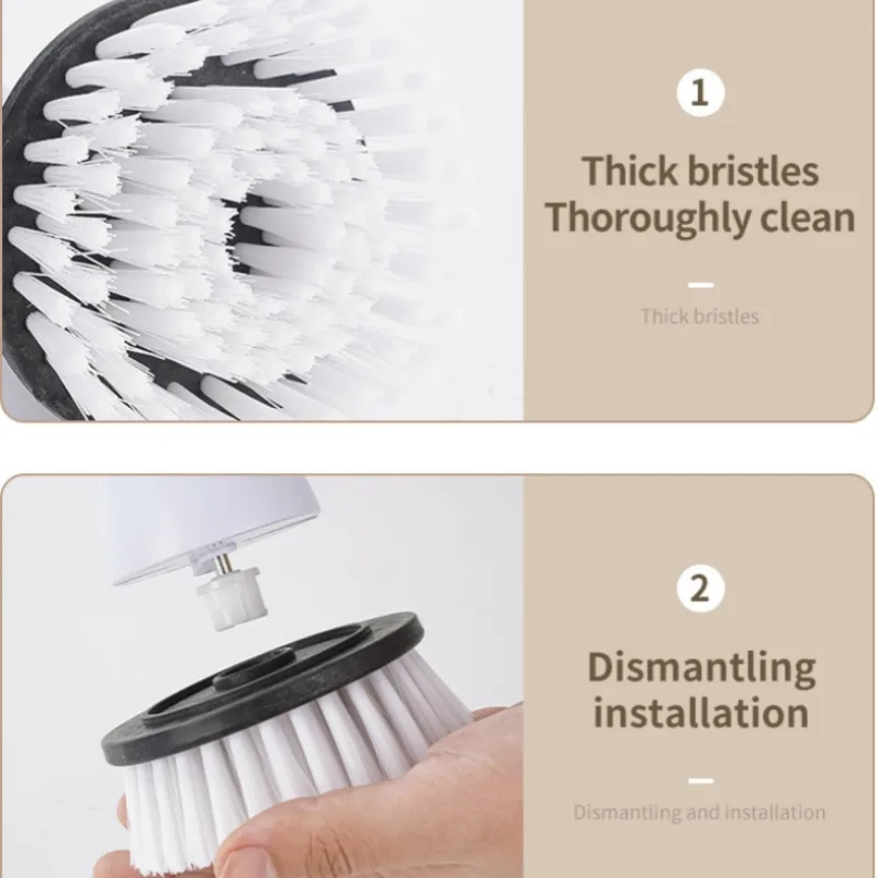 Electric Multi-Purpose Power Scrub Brush Set