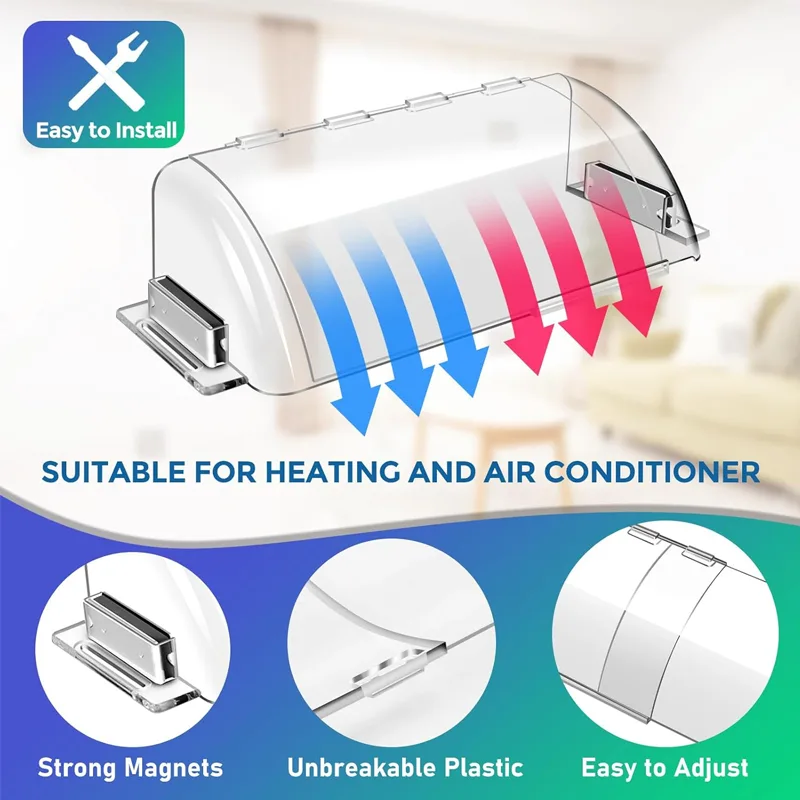 Extendable HVAC Register Cover