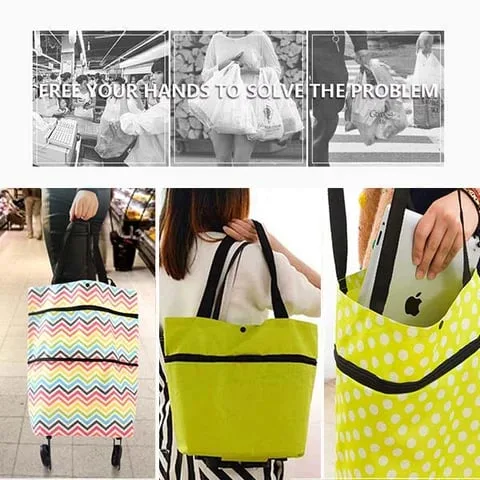 Foldable 2-in-1 Shopping Bag