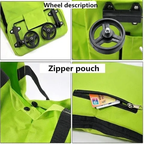 Foldable 2-in-1 Shopping Bag